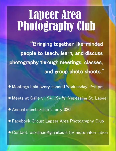 Photography Club Flyer